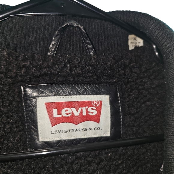 Vintage Levi's Jacket Coat XL Mens Motorcycle Bomber Jacket - Picture 2 of 5